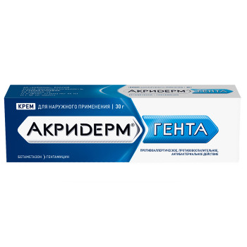 АКРИДЕРМ ГЕНТА 30,0 КРЕМ (Акрихин ХФК)
