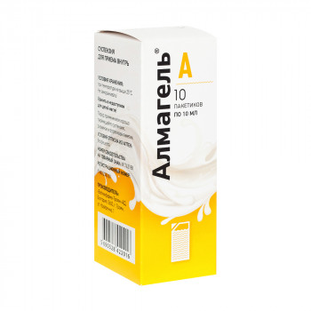 Алмагель сусп внутрь 10мл пак №10 (Balkanpharma)