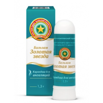Золотая звезда бальзам карандаш д/ингал. 1,3г (DANAPHA)