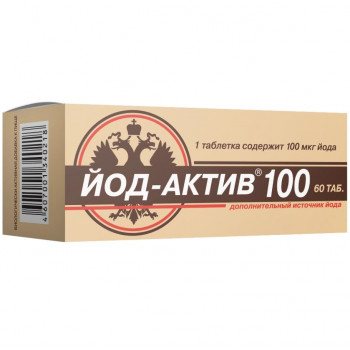 Йод-Актив 100 таб №60 (Диод)