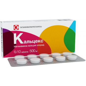 Кальцекс таб 500мг №10 (Татхимфармпрепараты)