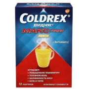 Колдрекс максгрипп пор. с лимоном №10 (smithkline beecham)