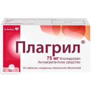Плагрил 0,075 n30 табл п/о (д-р редди с лабораторис лтд)