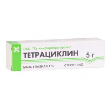 Тетрациклин мазь глазн 1% 5г Россия (Татхимфармпрепараты ОАО) Тетрациклин мазь глазн 1% 5г Россия (Татхимфармпрепараты ОАО)