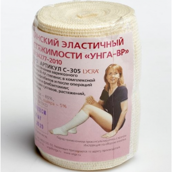 Унга-ВР бинт эластичный с застежкой 5м*10см (С 305) (Тонус Эласт)