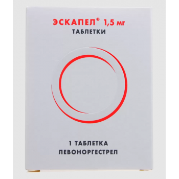 Эскапел таб 1,5мг №1 (Gedeon Richter)