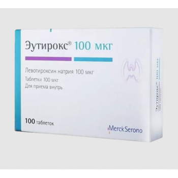 Эутирокс таб. 100мкг №100 (Мерк КГаА)