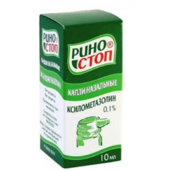 Риностоп капли назал 0,1% 10мл (Лекко)