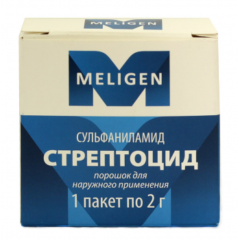 Стрептоцид порошок 2г (Мелиген)