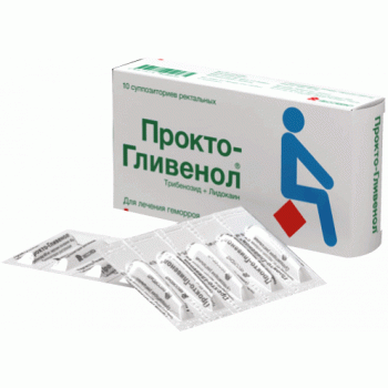 Прокто-гливенол супп рект №10 Delpharm