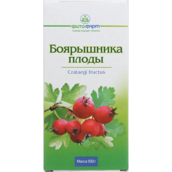 Боярышника плоды 100г (Фитофарм) Боярышника плоды 100г (Фитофарм)
