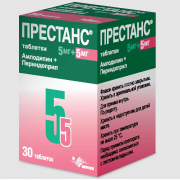 Престанс 5мг+5мг №30 таб. (сервье рус)