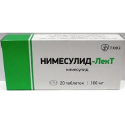 Нимесулид-лект таб 100мг №20 (тюменский хфз)