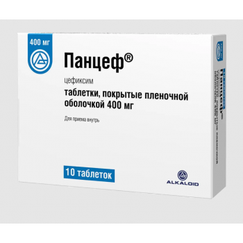 Панцеф таб 400мг №10 (Алкалоид)