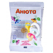Соска-пустышка анюта с кольц. инд.уп. (киевгума)
