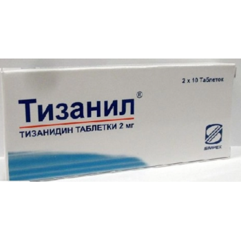 Тизанил таб 2мг №20 (Симпекс Фарма)