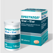 Престилол 0,01+0,01 n30 табл п/плен/оболоч (лаборатории сервье индастри)