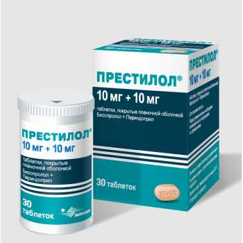 ПРЕСТИЛОЛ 0,01+0,01 N30 ТАБЛ П/ПЛЕН/ОБОЛОЧ (Лаборатории Сервье Индастри) ПРЕСТИЛОЛ 0,01+0,01 N30 ТАБЛ П/ПЛЕН/ОБОЛОЧ (Лаборатории Сервье Индастри)