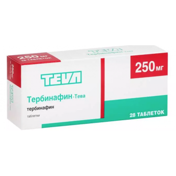 ТЕРБИНАФИН-ТЕВА 0,25 N28 ТАБЛ (Тева)