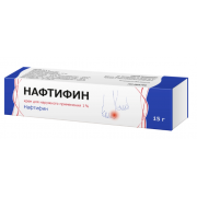 Нафтифин 1% крем д/наруж. применения 15мл туба (тульская фф)