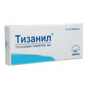 Тизанил 0,004 n30 табл (симпекс фарма)