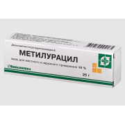 Метилурацил 10% 25,0 мазь ( биосинтез пао)