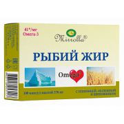 Рыбий жир капс зародыши пшеницы, шиповник, облепиха №100 (мирролла)