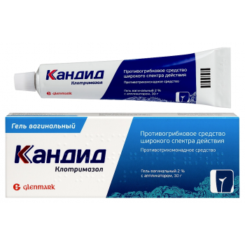 Кандид гель вагин 2% 30г с апликатором (Glenmark)