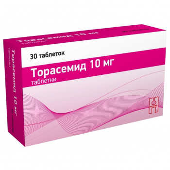 Торасемид таб 10мг №30 (Макиз-Фарма) Торасемид таб 10мг №30 (Макиз-Фарма)