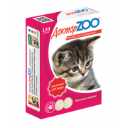 Витамины доктор зоо для котят здоровый котенок таб №120