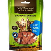Деревенские лакомства для мини-пород кальциевая косточка с уткой 55г