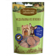 Деревенские лакомства для мини-пород медальоны из ягненка 55г