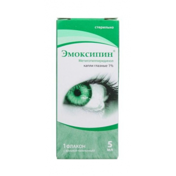Эмоксипин капли глазные 1% 5мл №1 (Фармстандарт-Лексредства)
