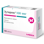 Эутирокс таб 100мкг №100 (merck)