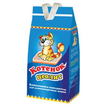 Котенок Наполнитель Цеолит комкующийся 5л №4