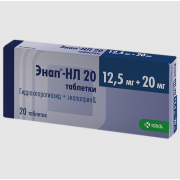 Энап-нл таб. 12,5мг + 20мг №60 (krka)